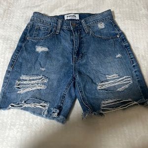 Rsq high rise boyfriend shorts